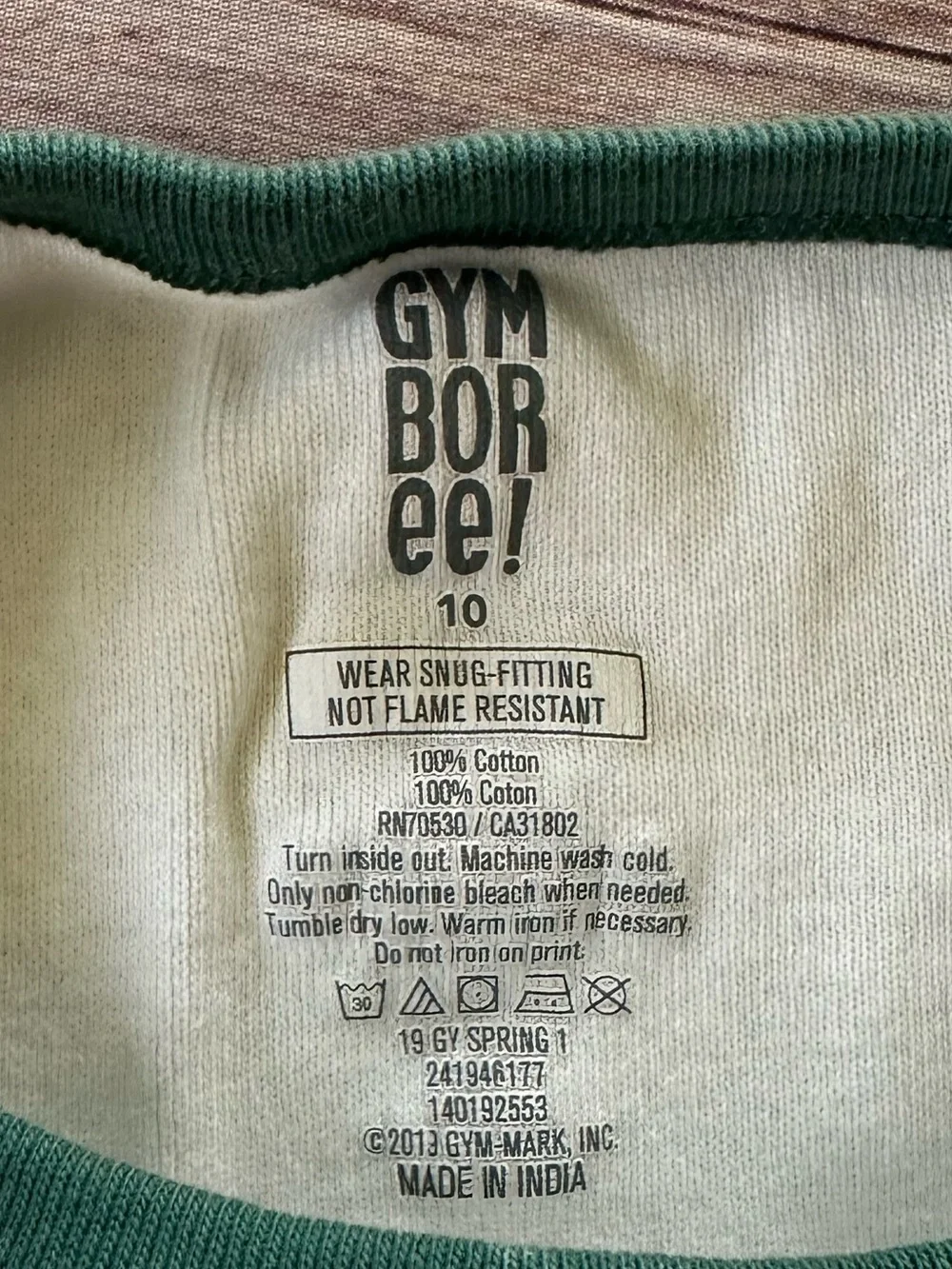 Gymboree Shamrock Pajama Set